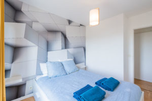 Chambre confortable avec literie hôtelière – Appartement CAOPEO TOP HÔTE