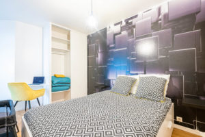 Chambre confortable avec literie hôtelière – Appartement CAOPEO TOP HÔTE