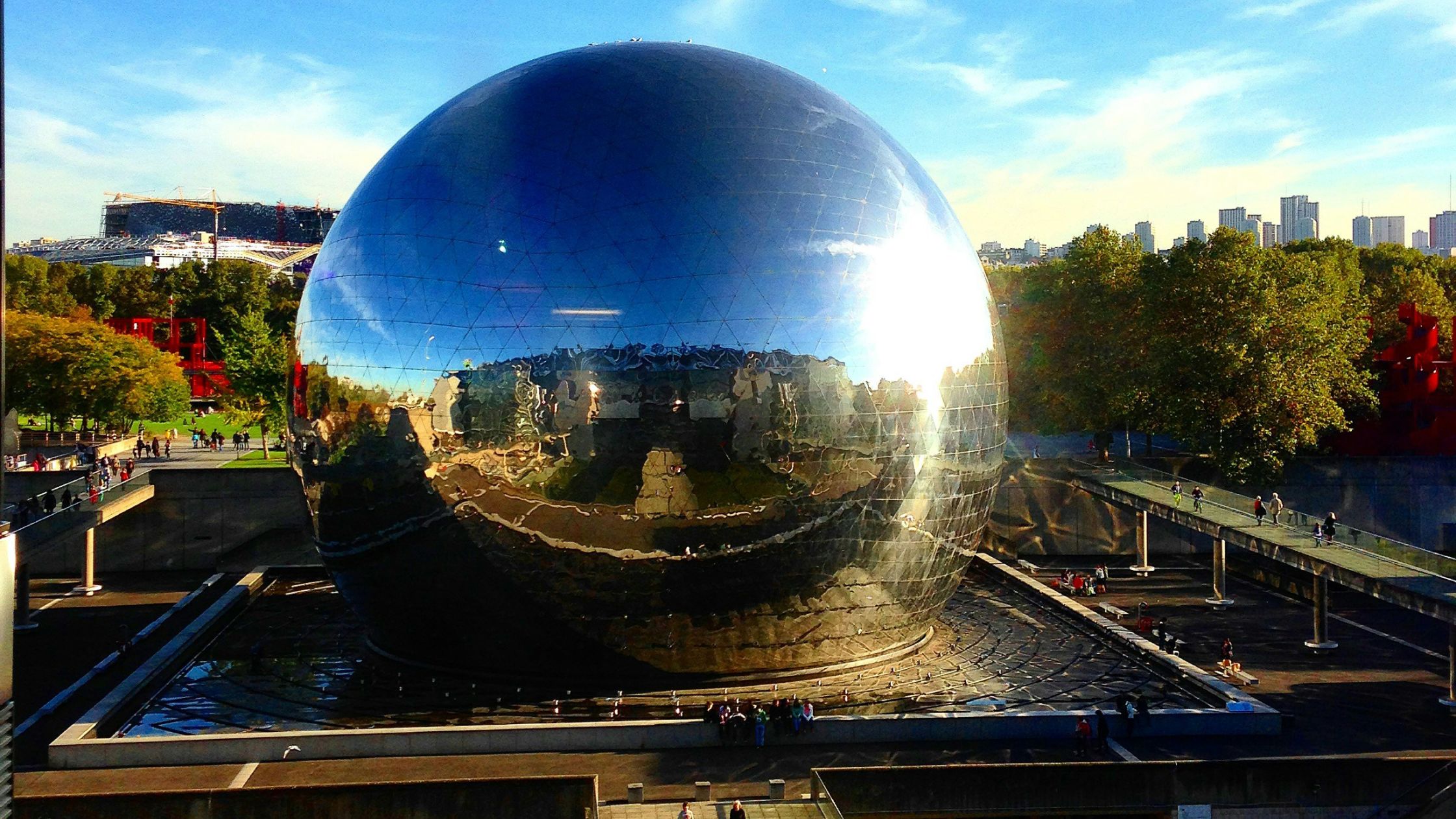 la villette en famille, la Géode